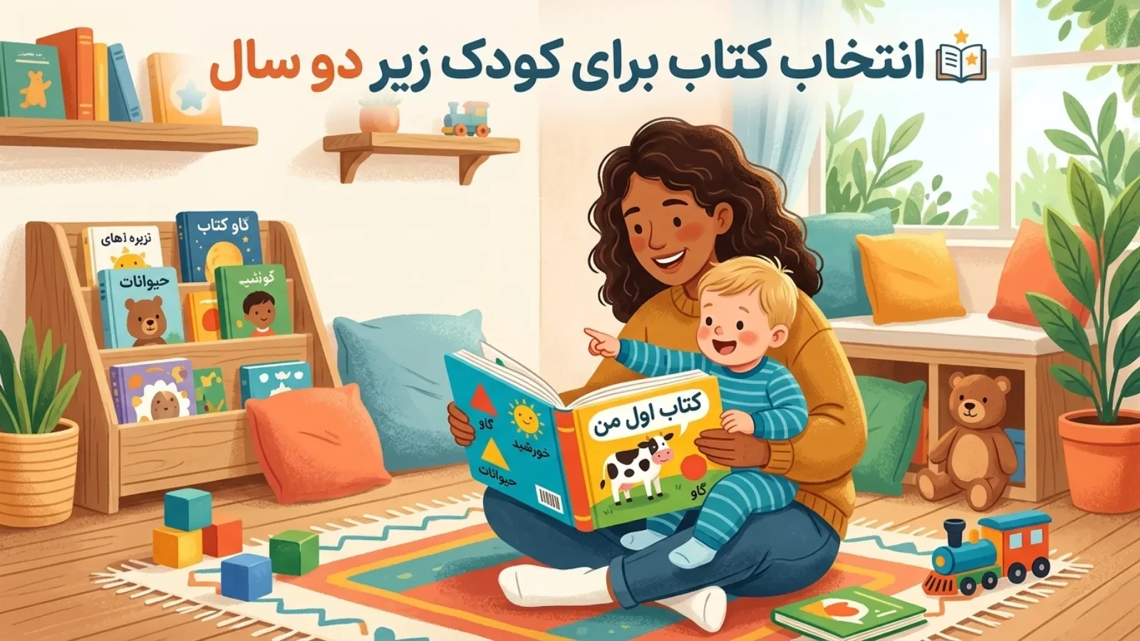 انتخاب کتاب برای کودک زیر دو سال